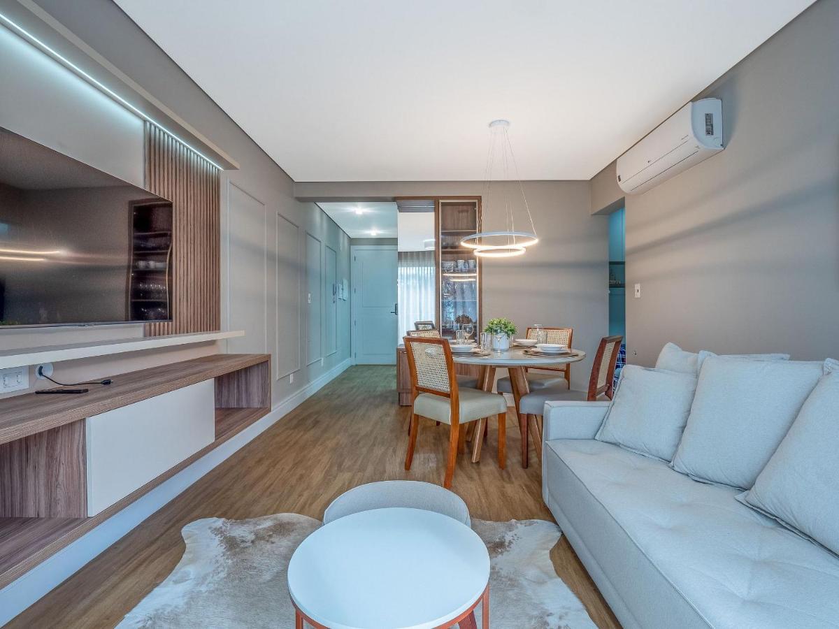 Ferienwohnung Alpes Da Montanha 203 - Ap Novo Junto Ao Centro De Gramado + Garagem Exterior foto