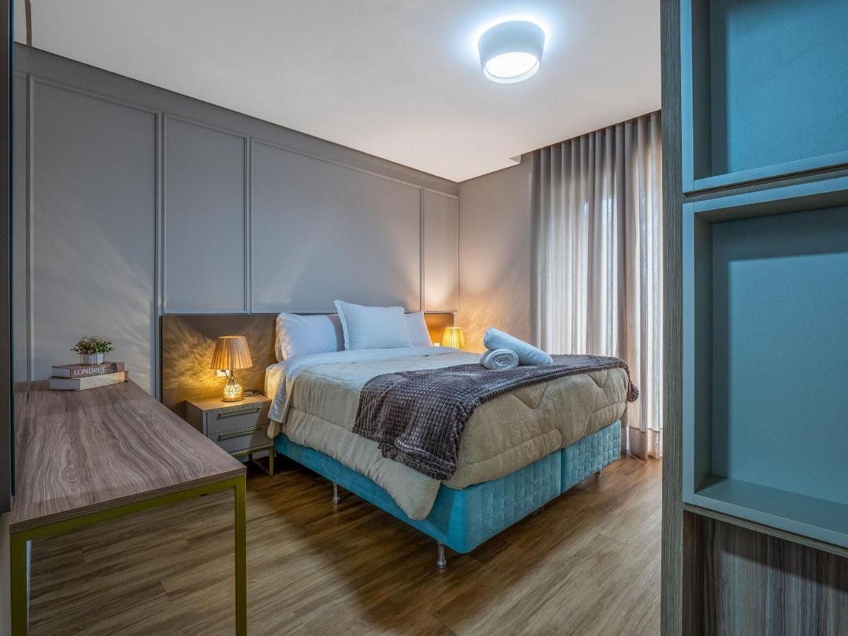 Ferienwohnung Alpes Da Montanha 203 - Ap Novo Junto Ao Centro De Gramado + Garagem Exterior foto