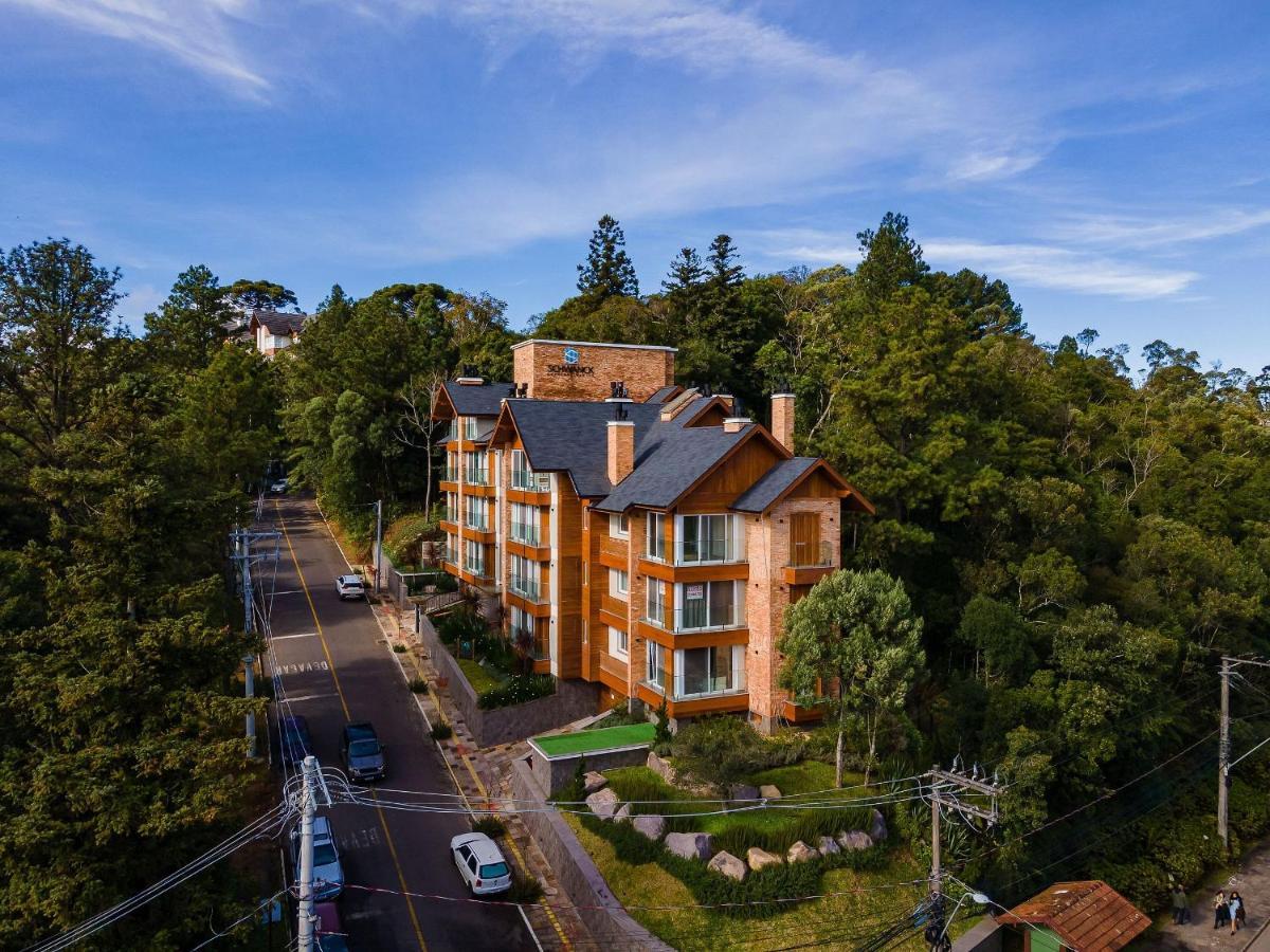 Ferienwohnung Alpes Da Montanha 203 - Ap Novo Junto Ao Centro De Gramado + Garagem Exterior foto